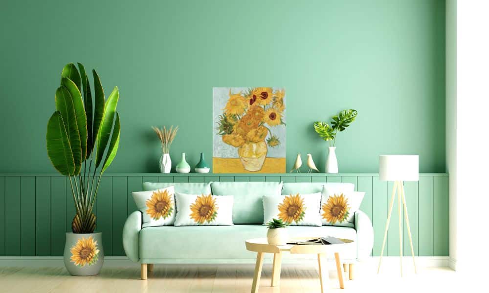 Sunflower Living Room Ideas
